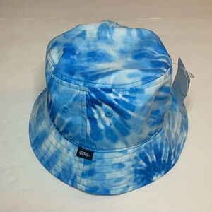 Vans Bucket Hat Tie Dye Blue White NWT